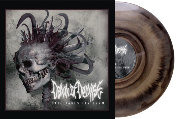 DAWN OF DEMISE - "Hate Takes It's Form" (LP) (marbled gold/black)