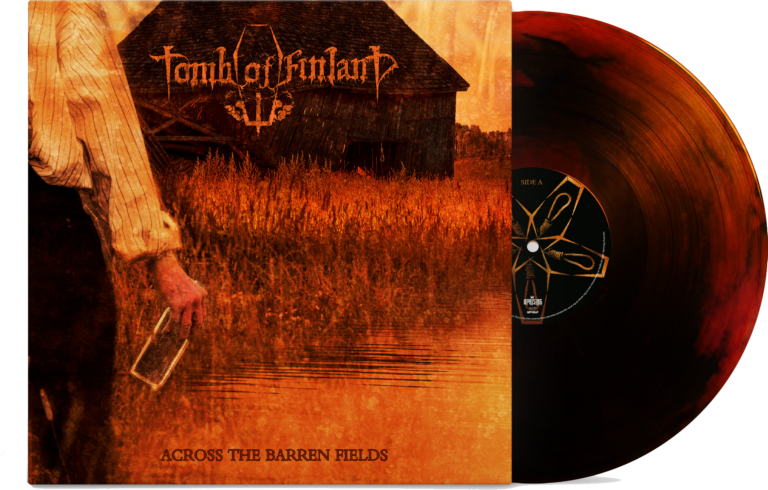 Across The Barren Fields (transparent orange/black)