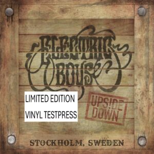 3000-Electric Boys - Upside Down (album cover) - testpres Upside Down ( signed vinyl test-press)