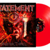 Statement_RED_vinyl_mockup Sinister Thing (transparent red LP)