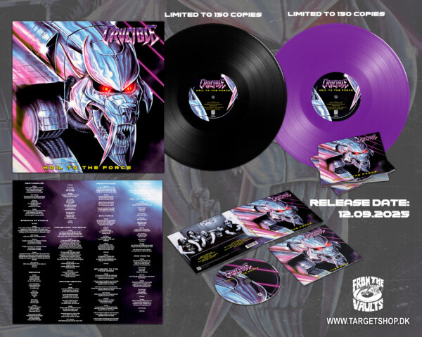 Crucible_mockups Hail To The Force (purple LP)