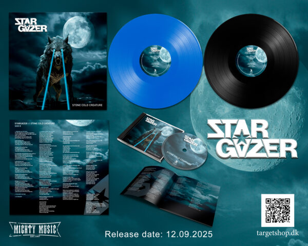 Stargazer_mockups Stone Cold Creature (black LP)