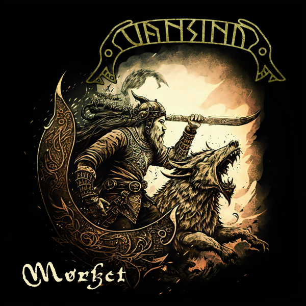 Vansind - Mørket (Album Cover) Mørket (orange LP)