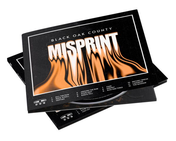 Black_Oak_County_Digipack_mockup Misprint (CD)